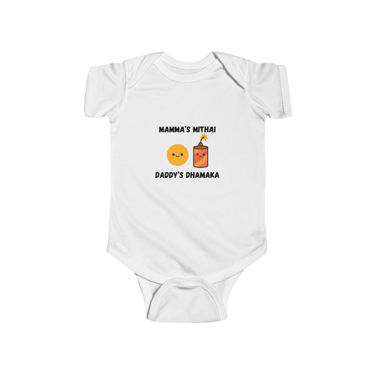 Mamma's Mithai, Daddy's Dhamaka Infant Bodysuit