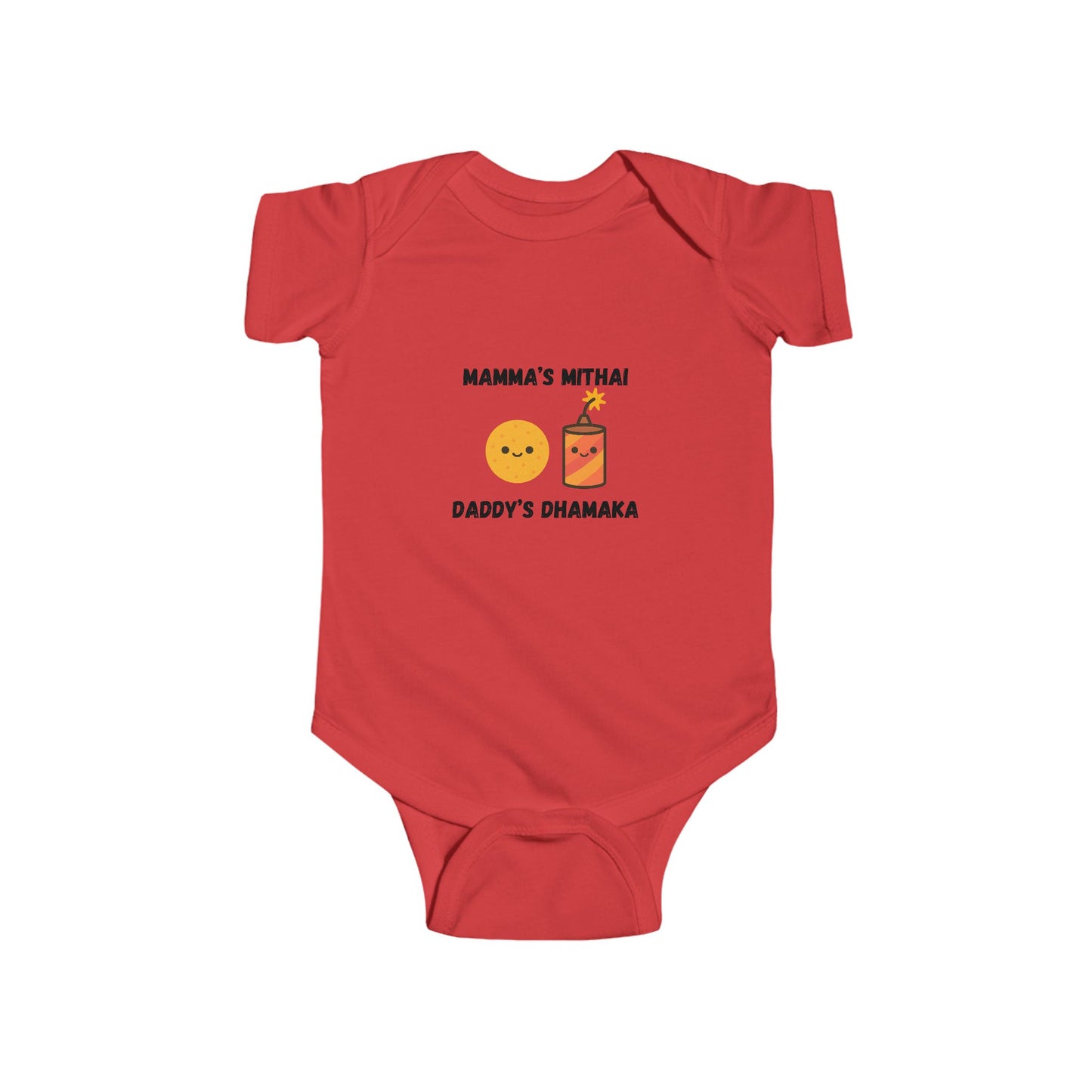 Mamma's Mithai, Daddy's Dhamaka Infant Bodysuit