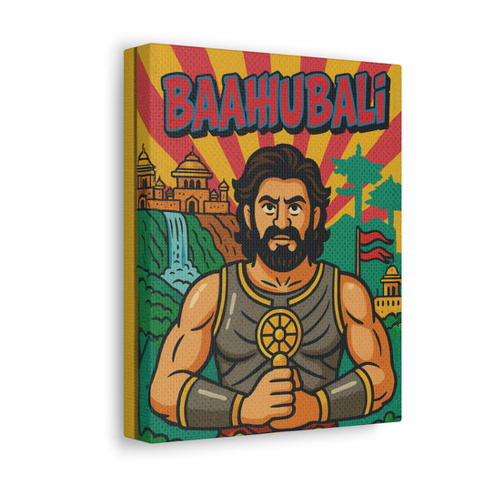 Baahubali Stretched Canvas