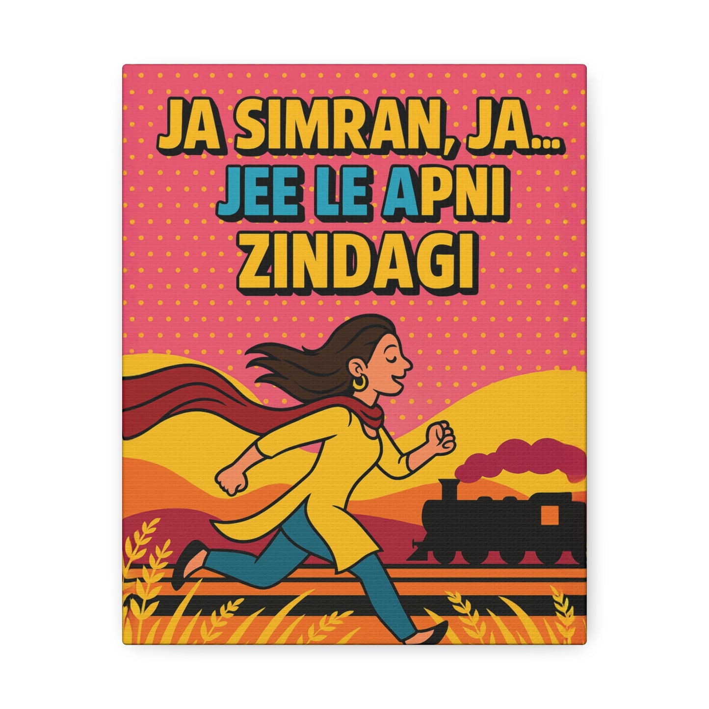 Ja Simran, Ja Canvas Print