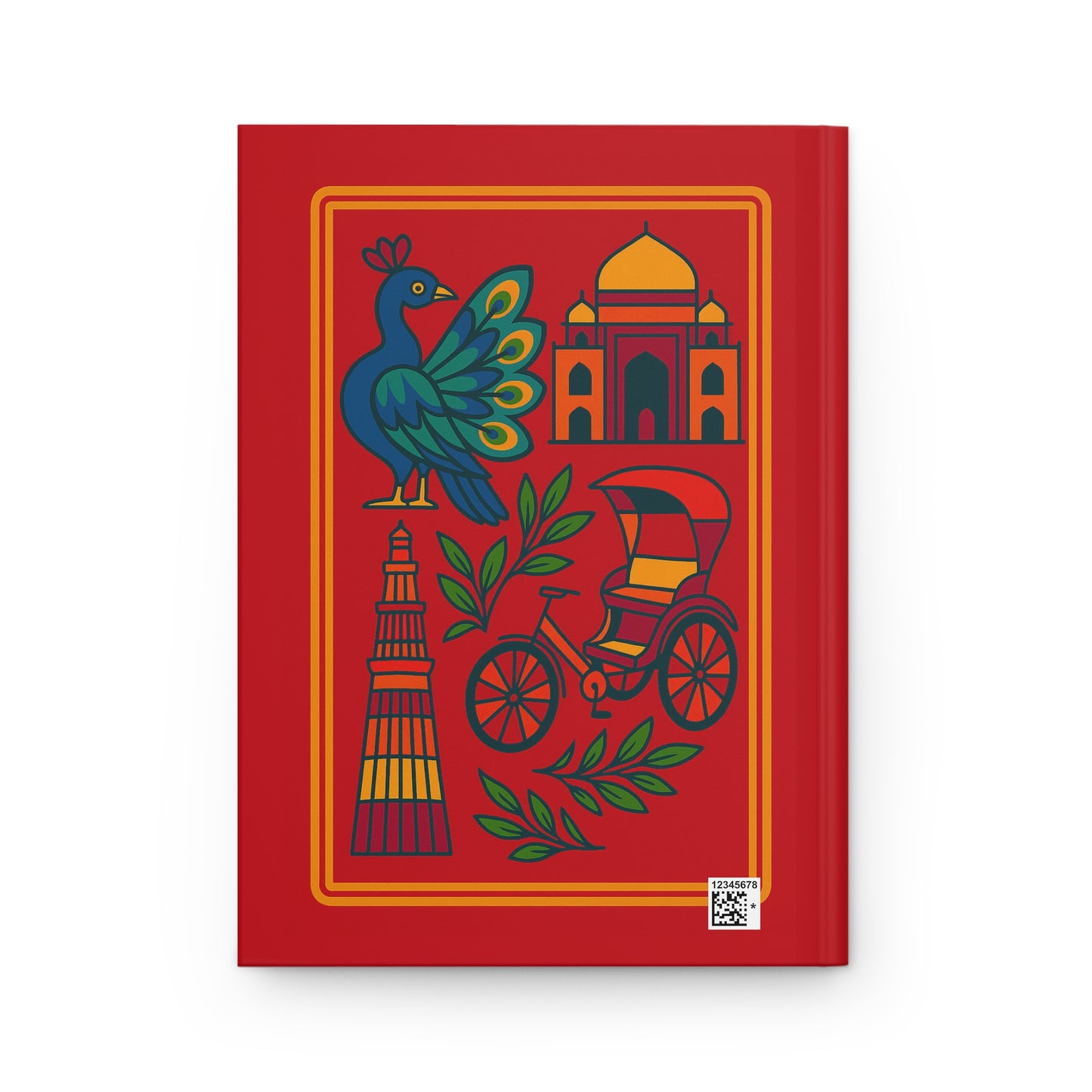 Jashn Hardcover Journal - Red