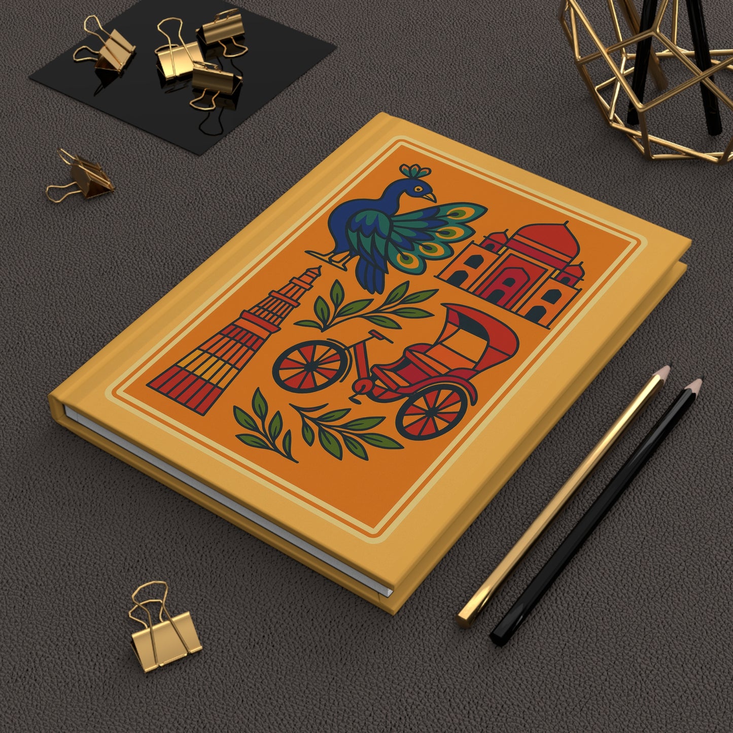Jashn Hardcover Journal - Yellow