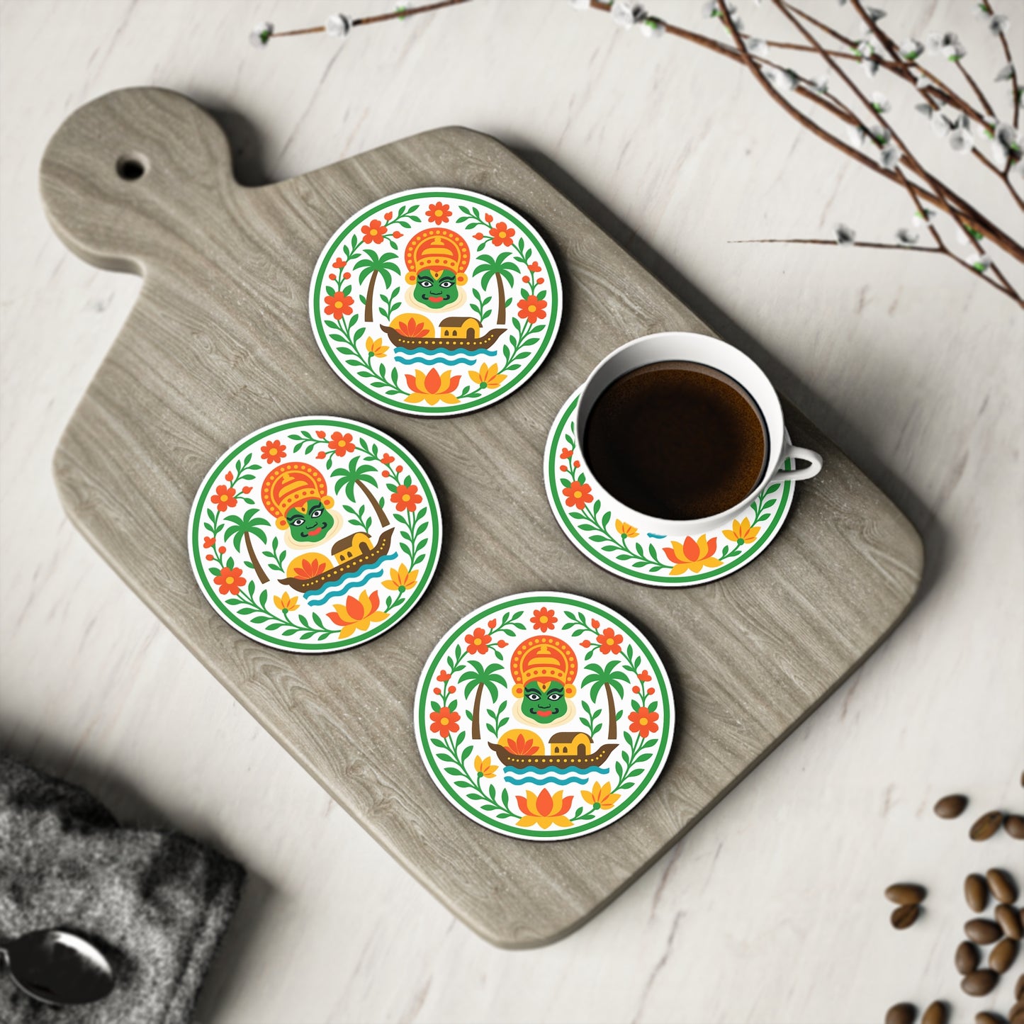 God's Own Country Coaster Set