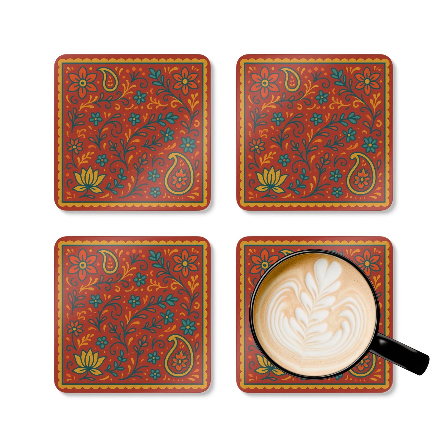 Gulnaar Cork Coaster Set