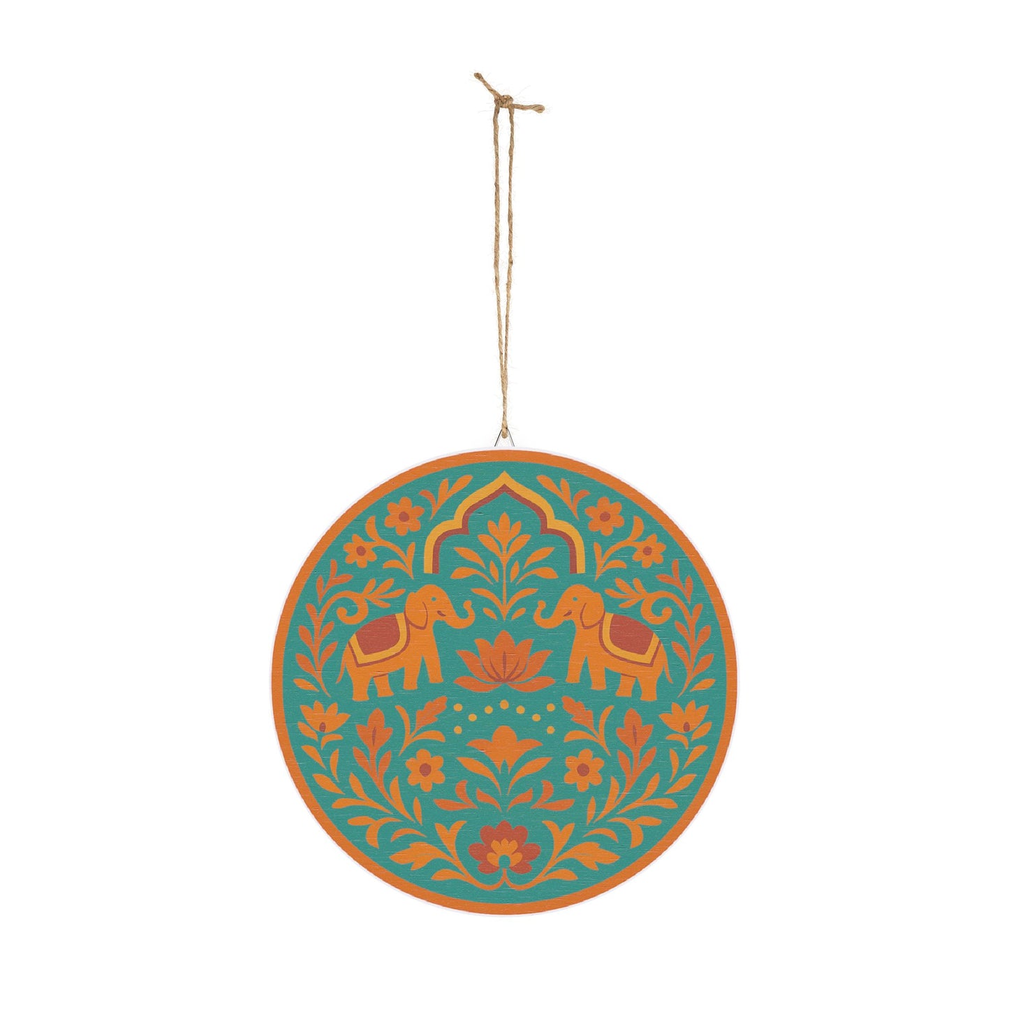 Gajraj Phool Wooden Wall Sign