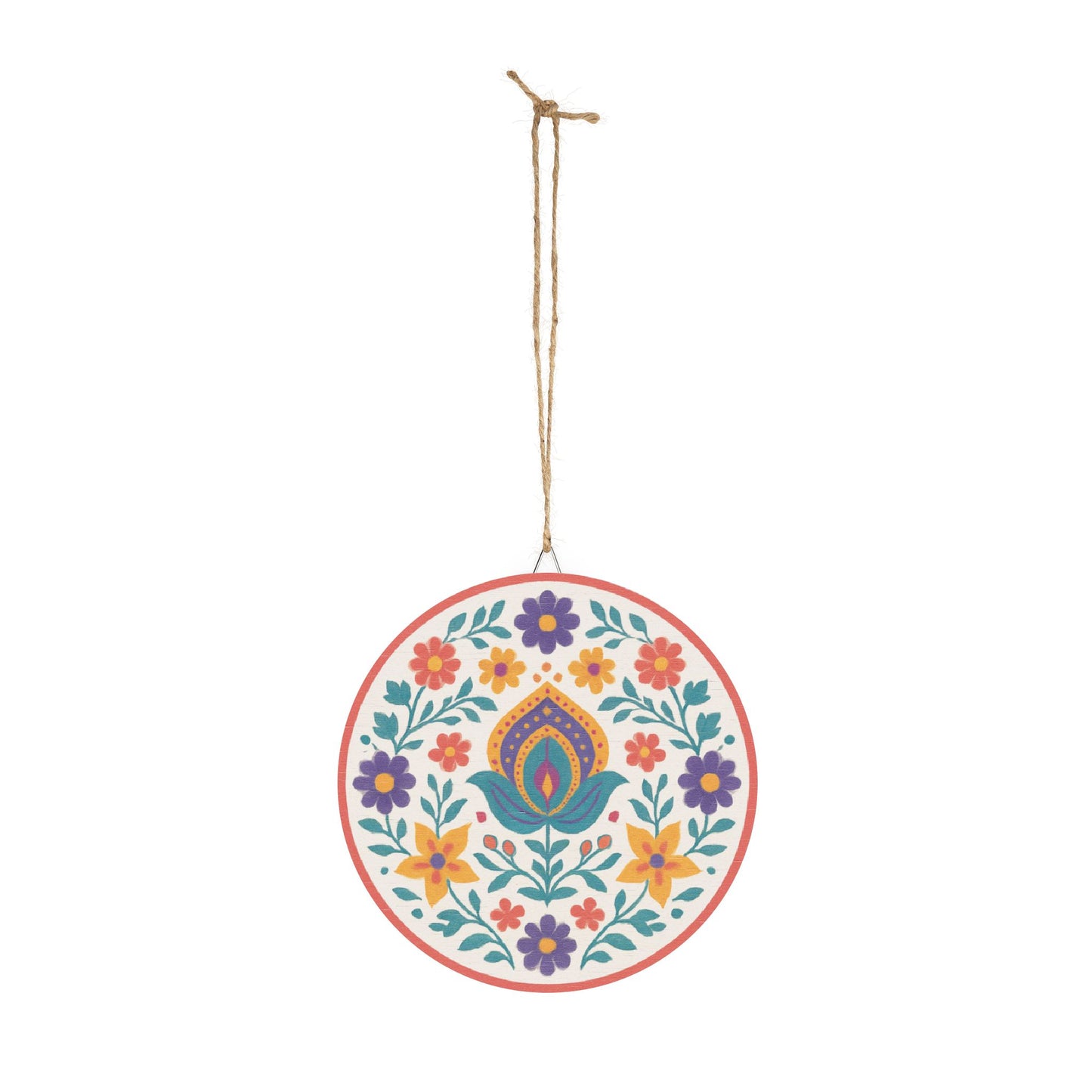 Royal Petals Wooden Wall Sign