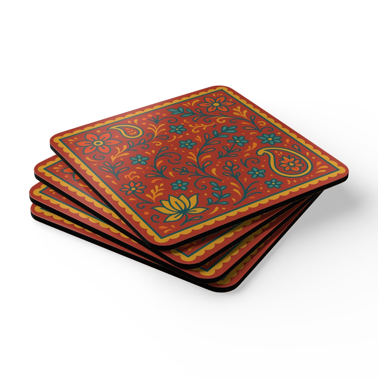 Gulnaar Cork Coaster Set
