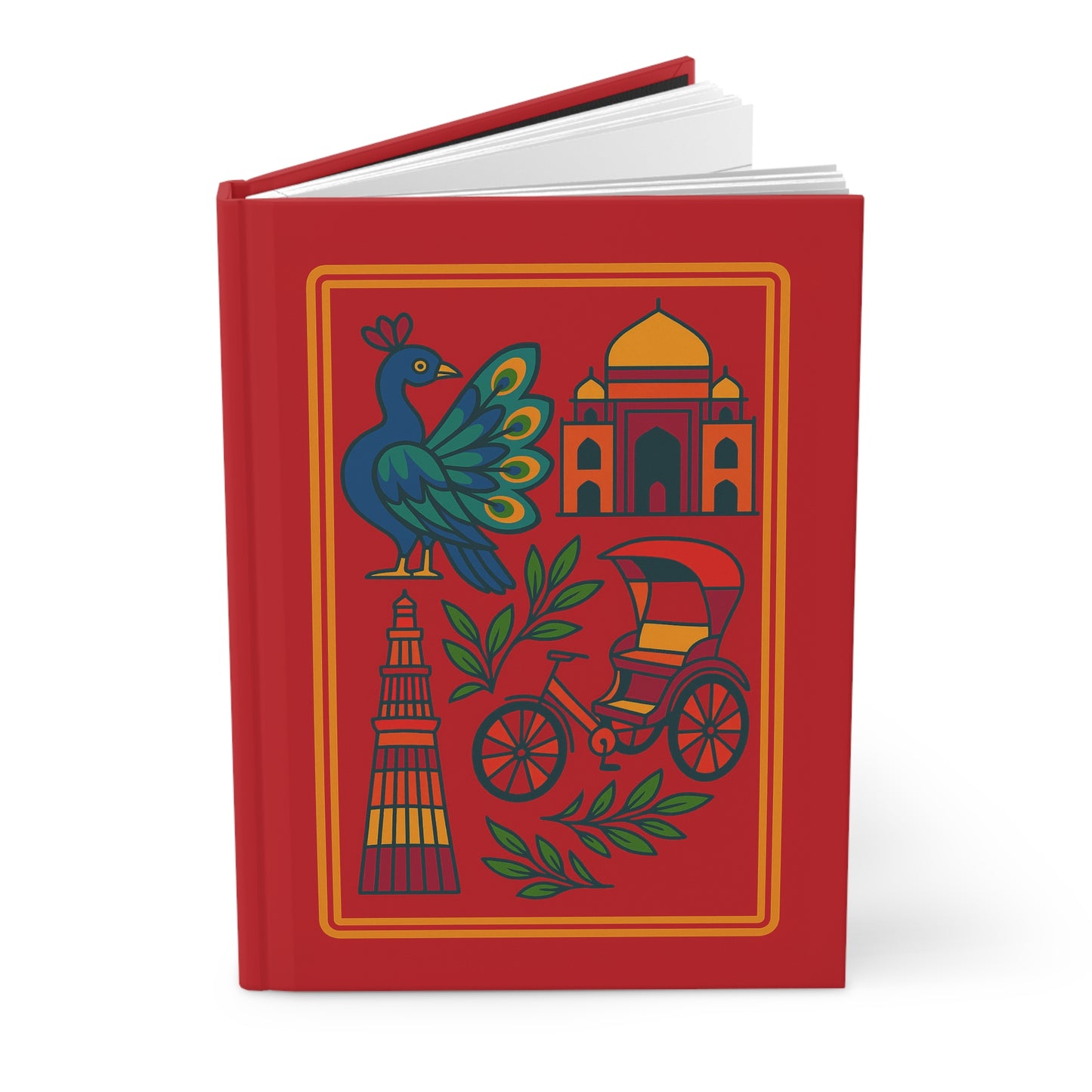 Jashn Hardcover Journal - Red