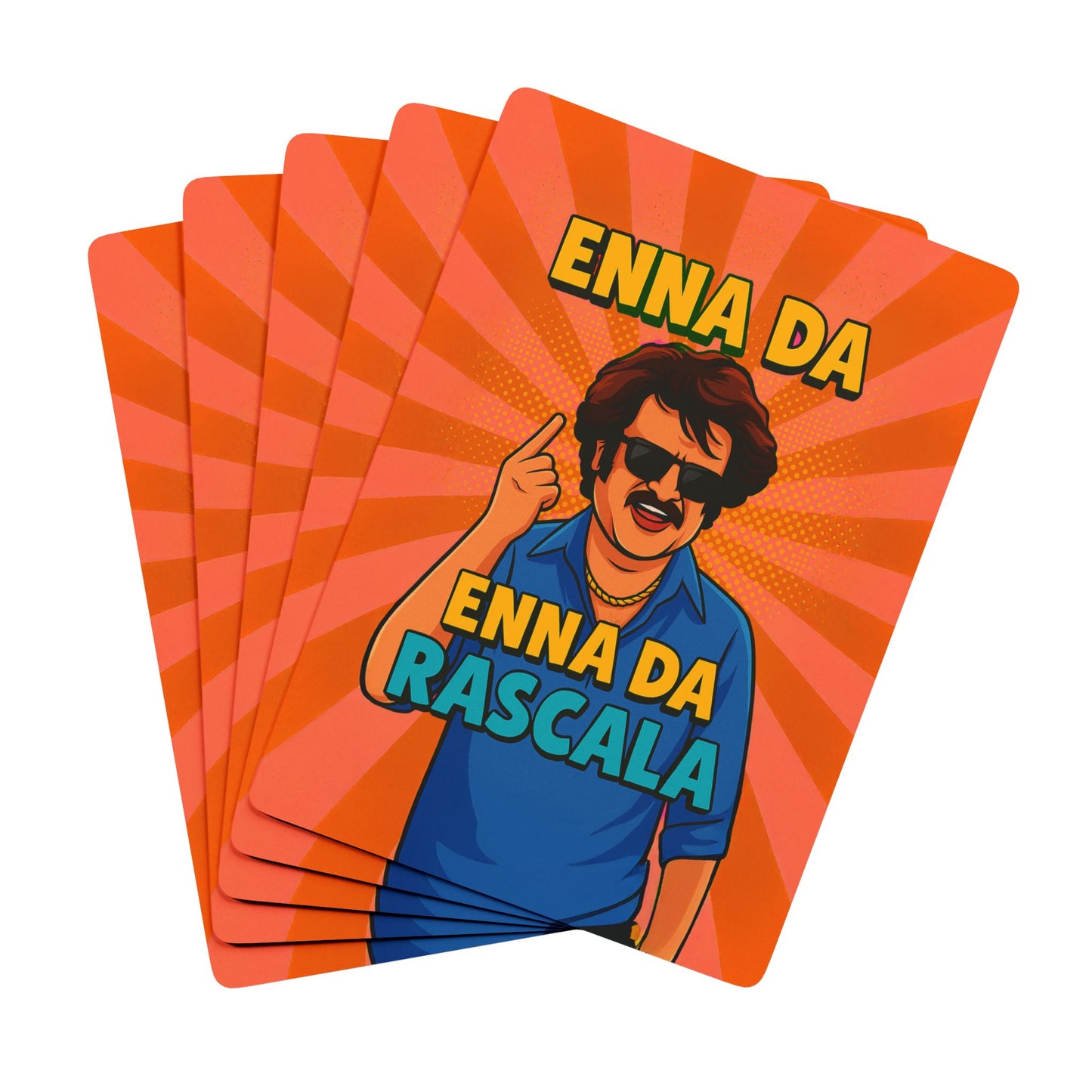 Enna Da Rascala Playing Cards