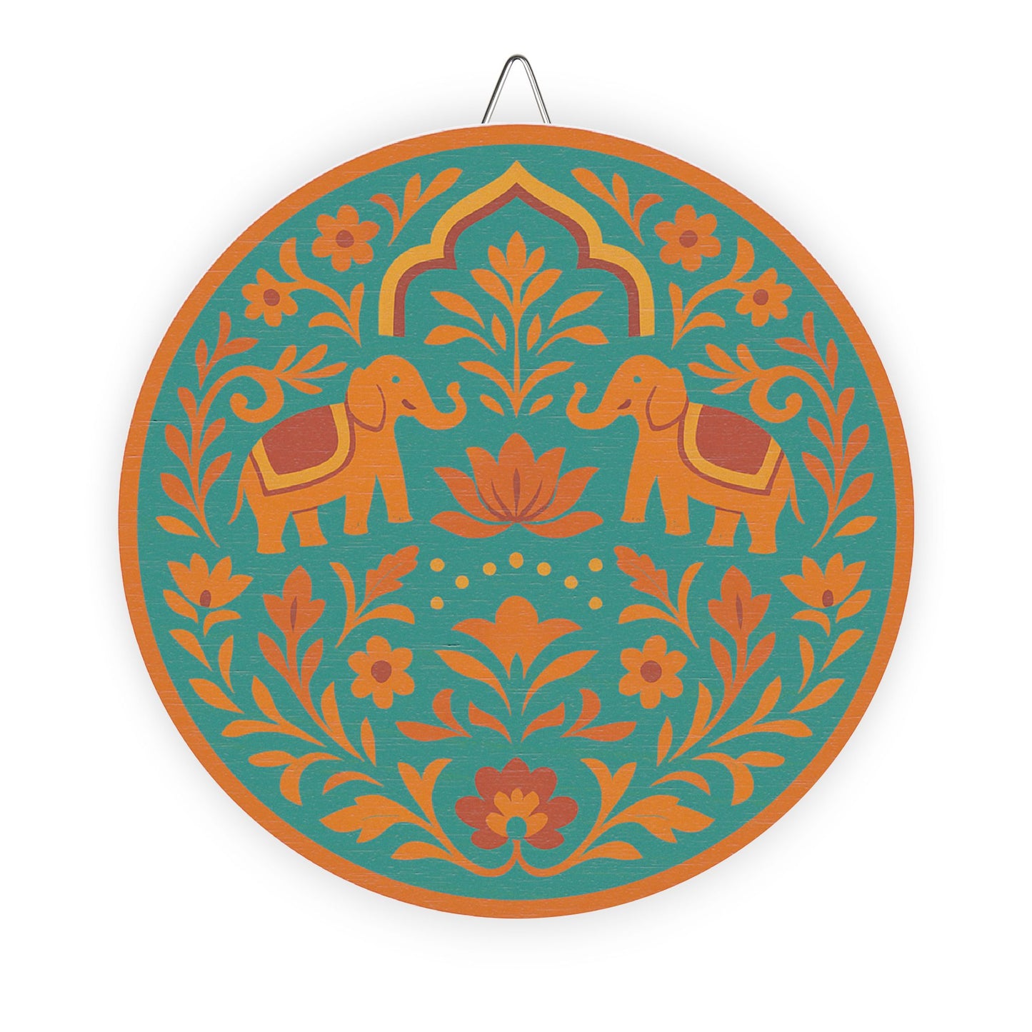 Gajraj Phool Wooden Wall Sign