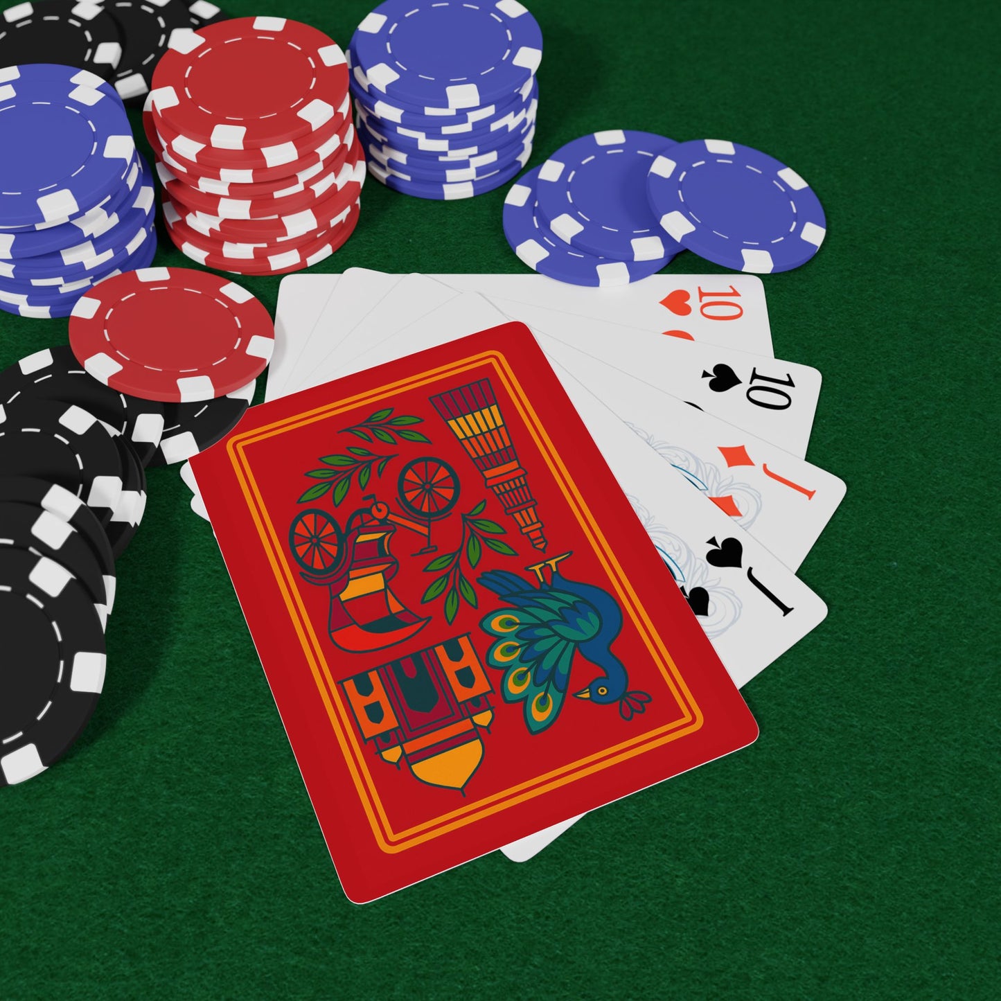 Jashn Playing Cards - Red