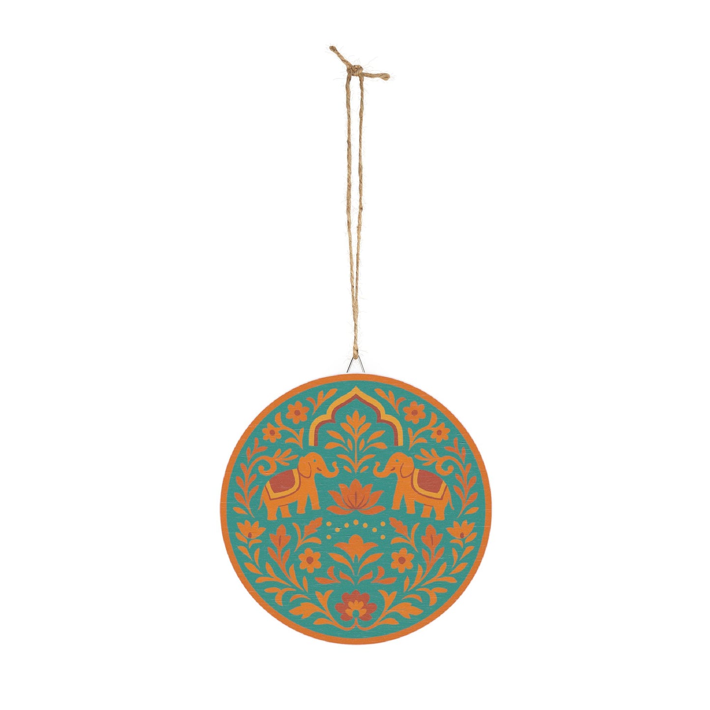 Gajraj Phool Wooden Wall Sign