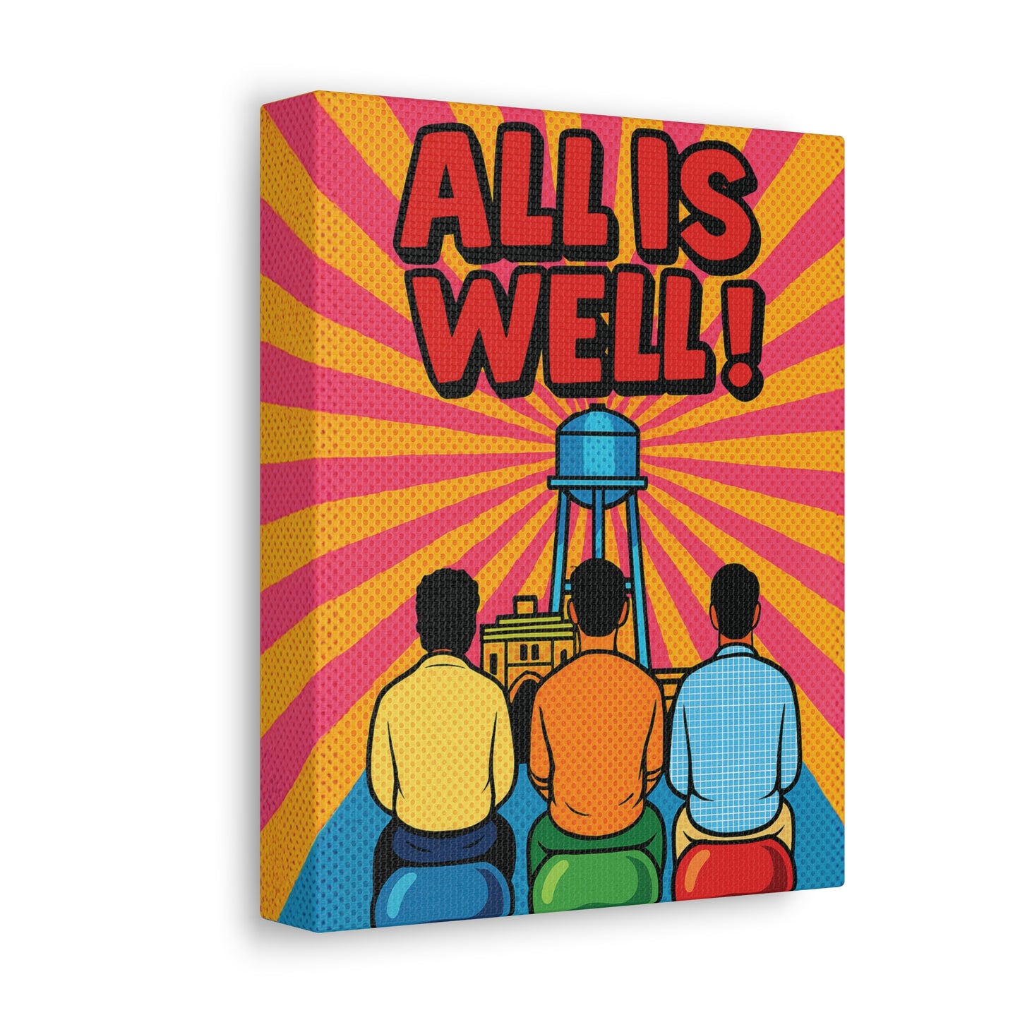 All Is Well Stretched Canvas