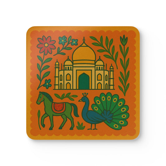 Noor-e-Agra Cork Coaster Set