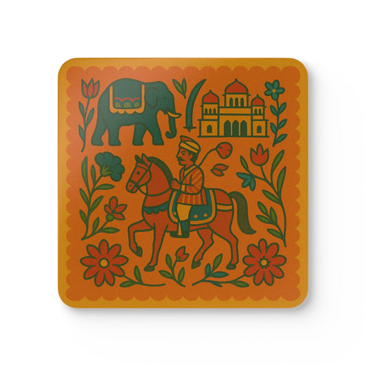 Jaisalmer Cork Coaster Set