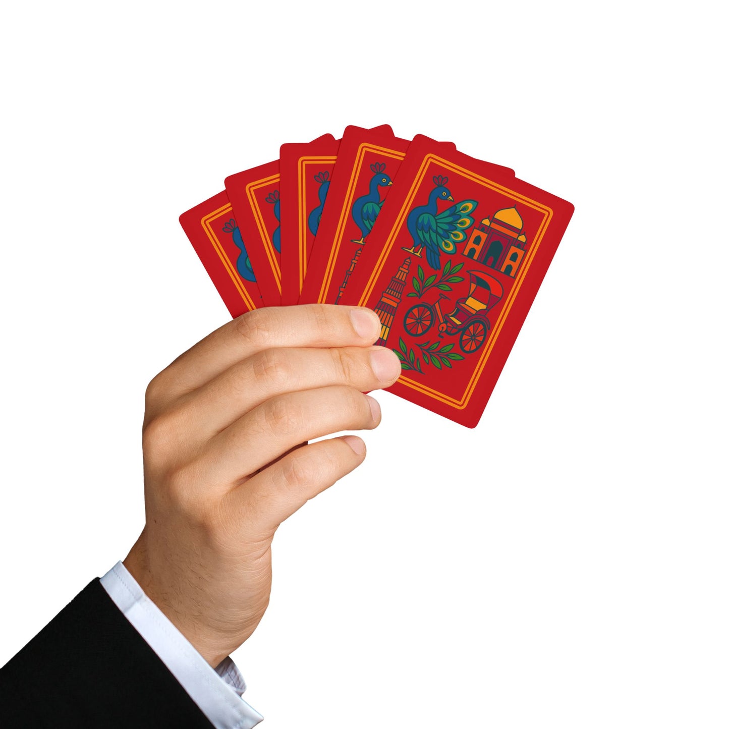 Jashn Playing Cards - Red