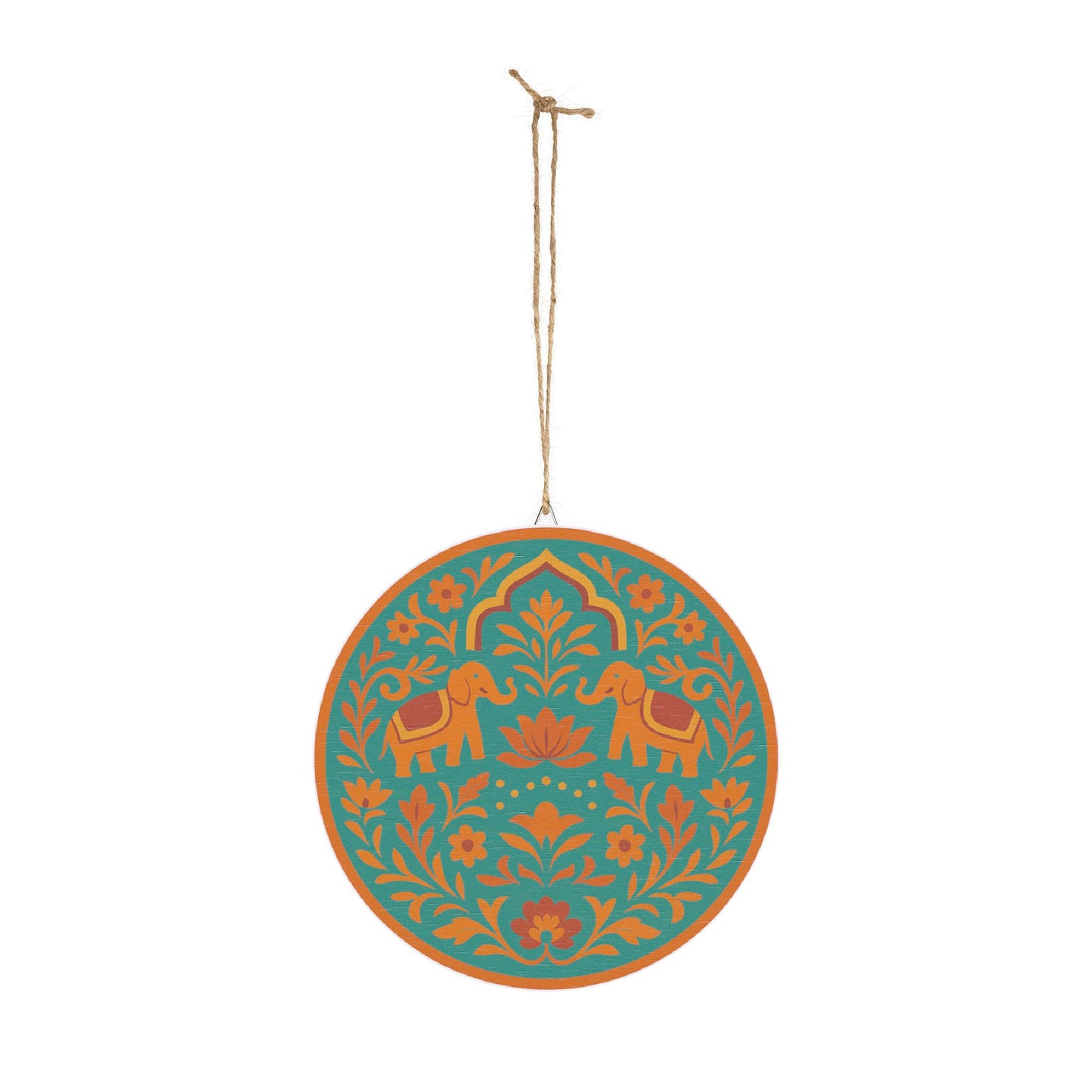 Gajraj Phool Wooden Wall Sign