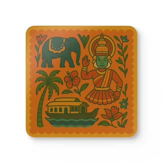 Malabar Cork Coaster Set