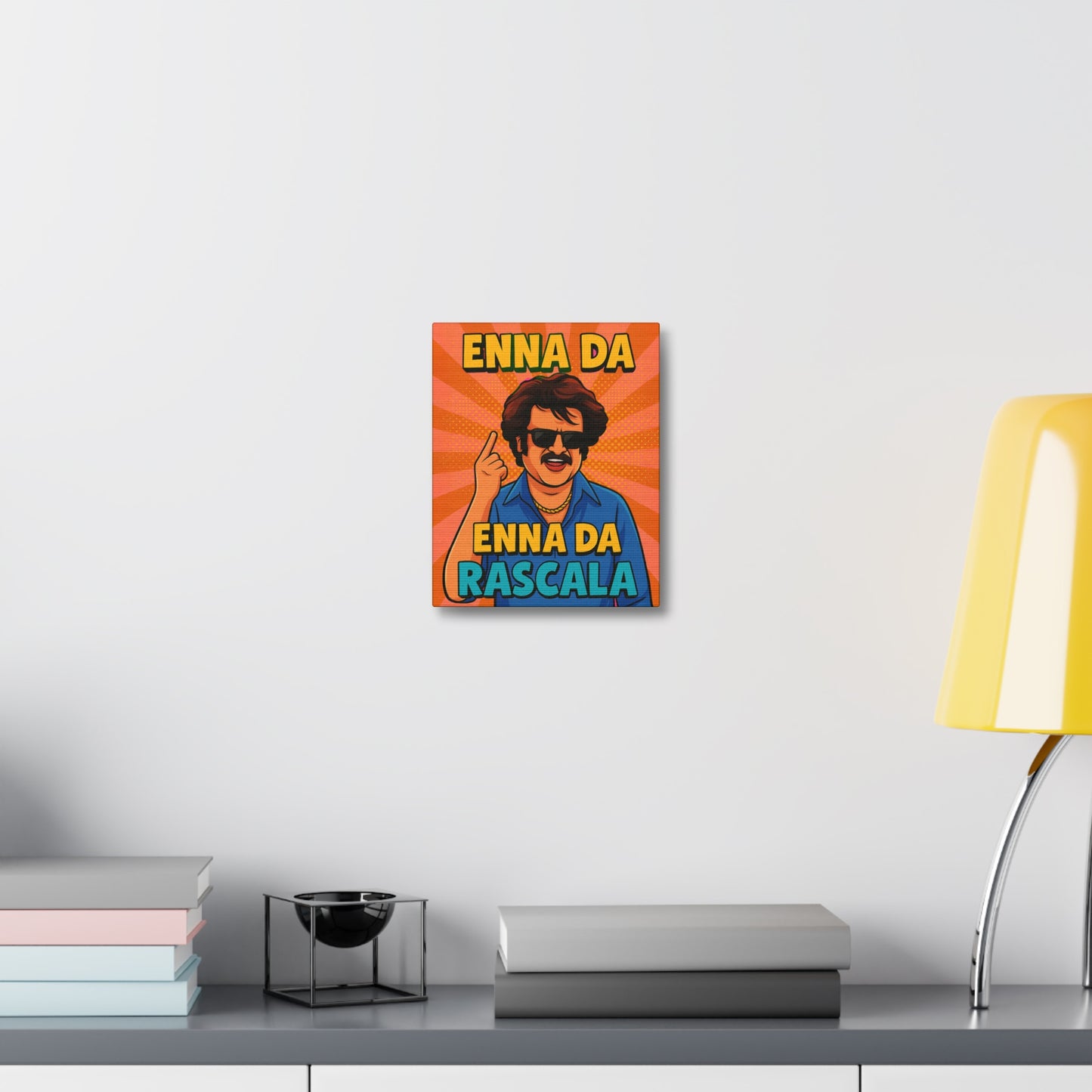 Enna Da Rascala Stretched Canvas