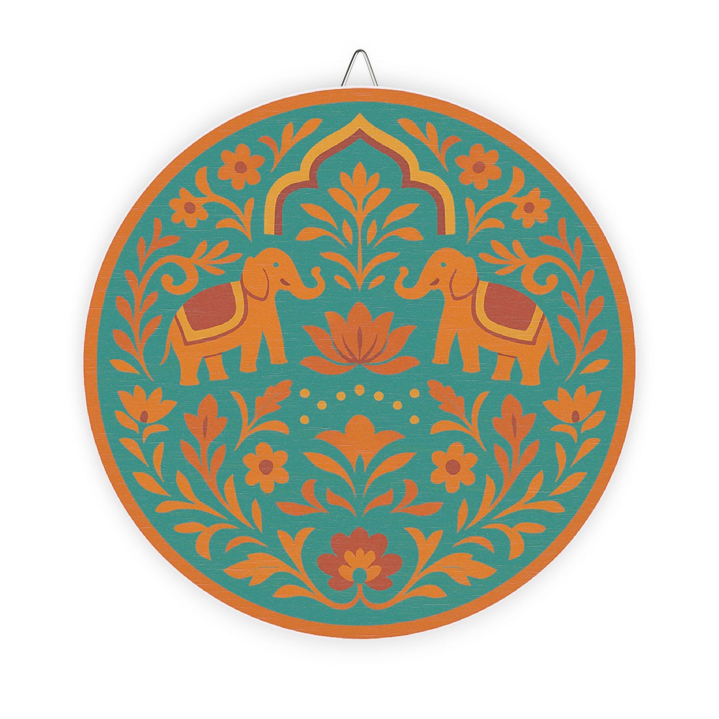 Gajraj Phool Wooden Wall Sign
