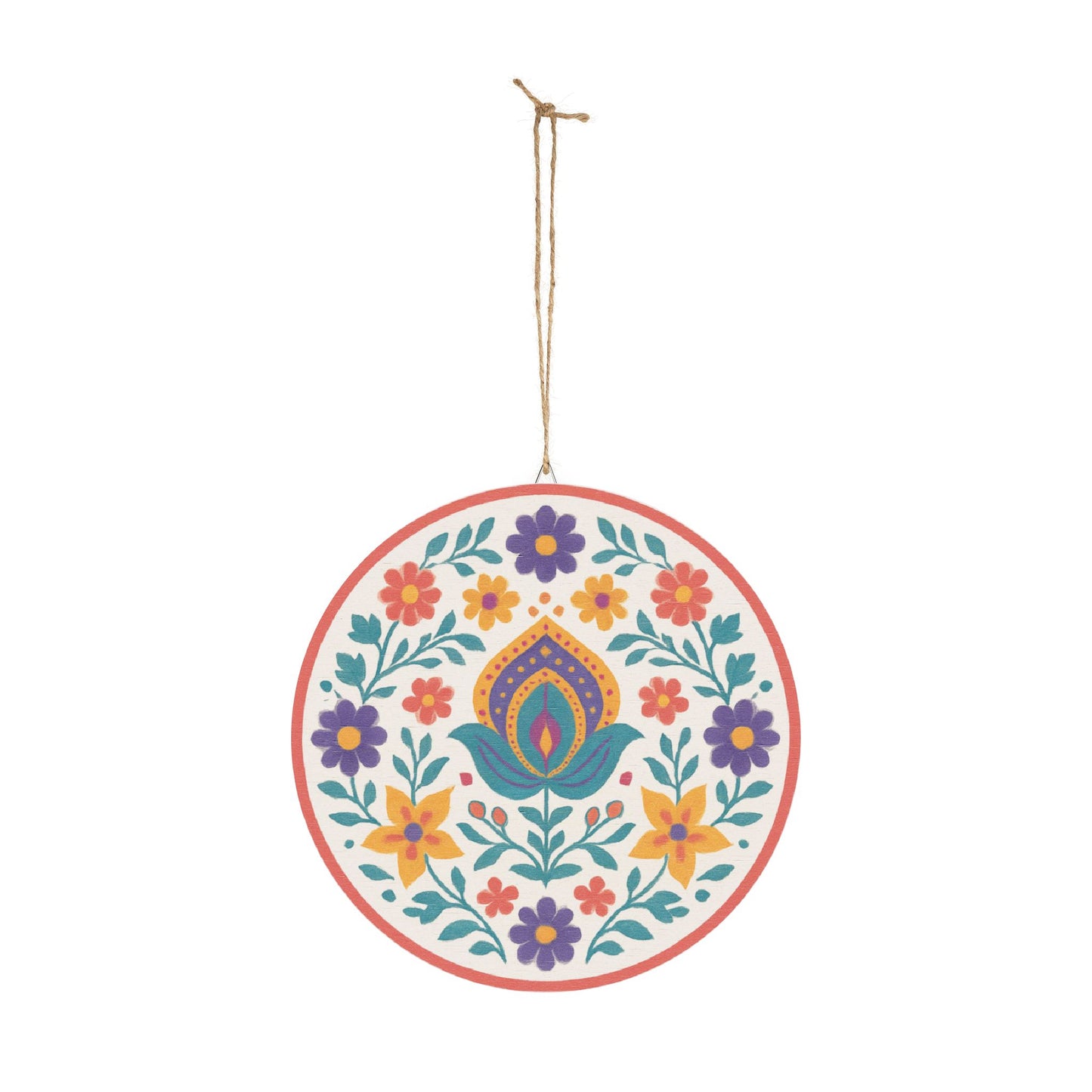 Royal Petals Wooden Wall Sign