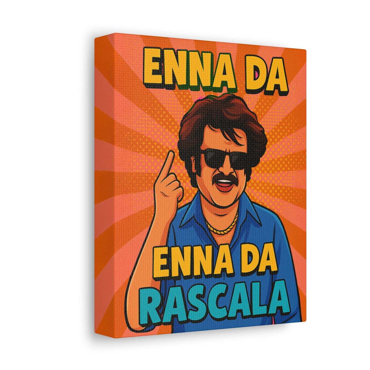Enna Da Rascala Stretched Canvas