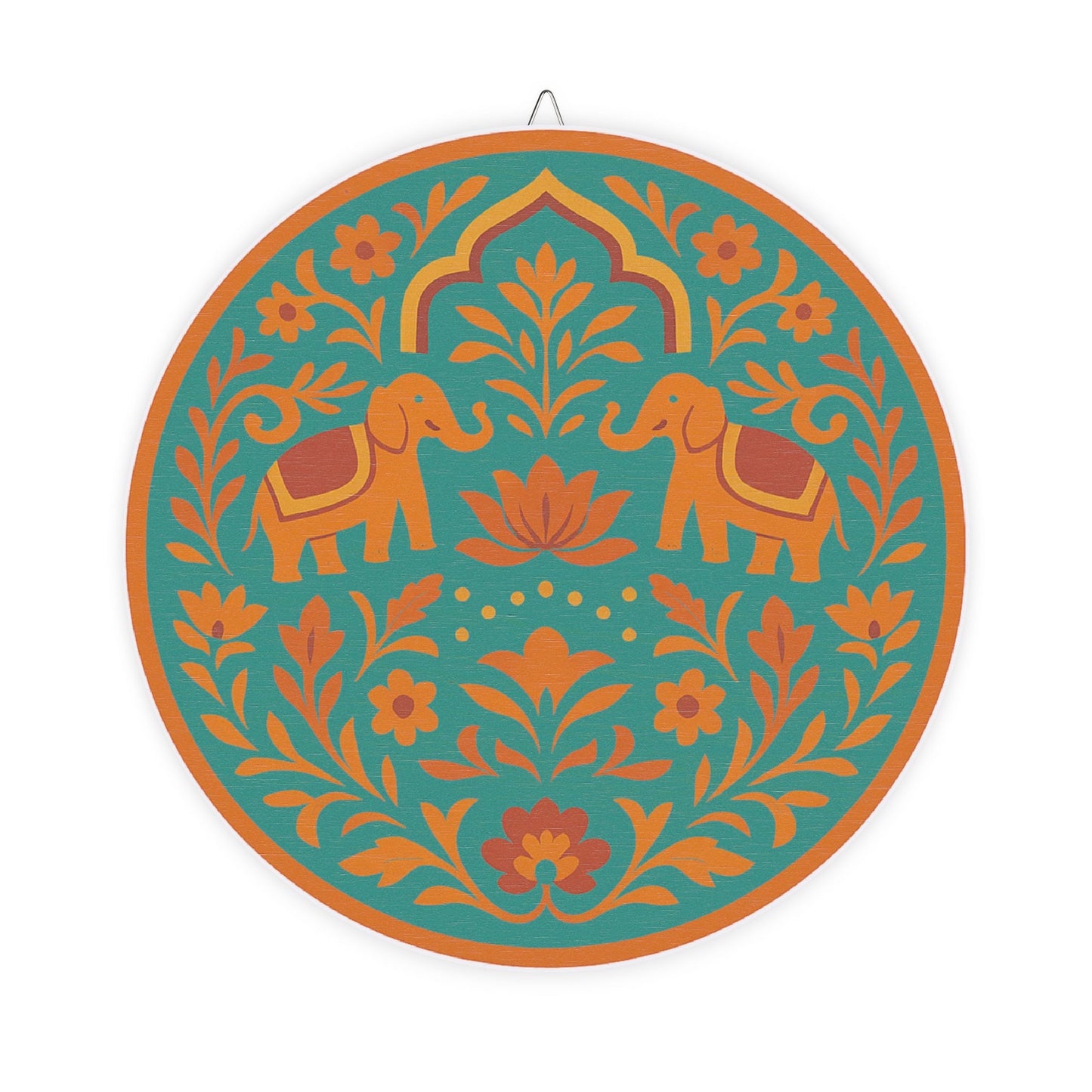 Gajraj Phool Wooden Wall Sign
