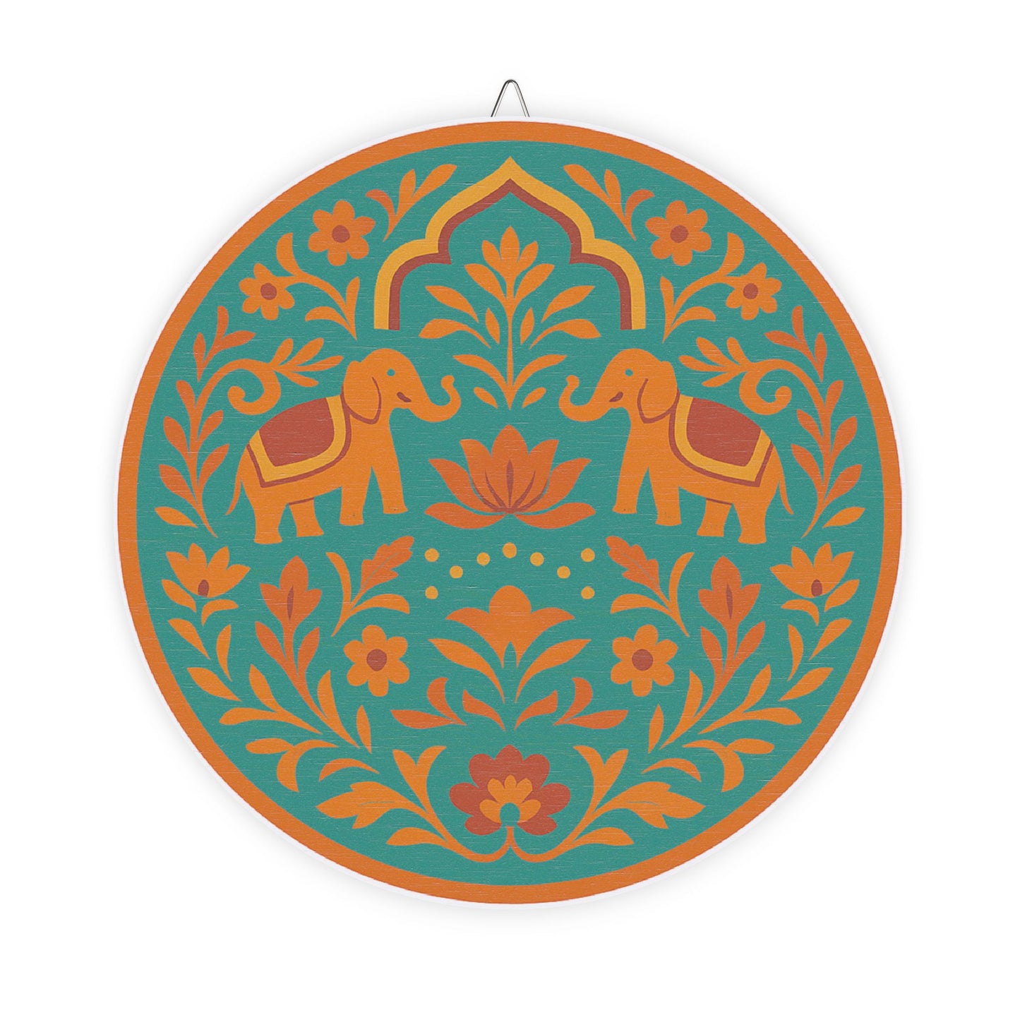 Gajraj Phool Wooden Wall Sign