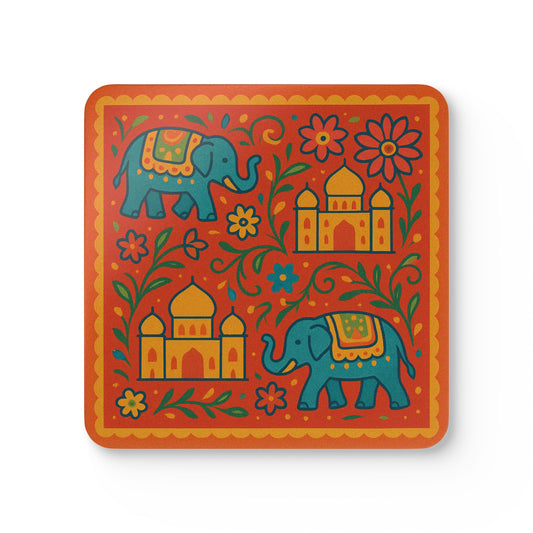 Rajwada Cork Coaster Set