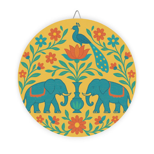 Mughal Garden Wooden Wall Sign
