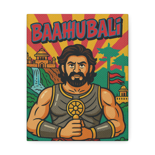 Baahubali Stretched Canvas