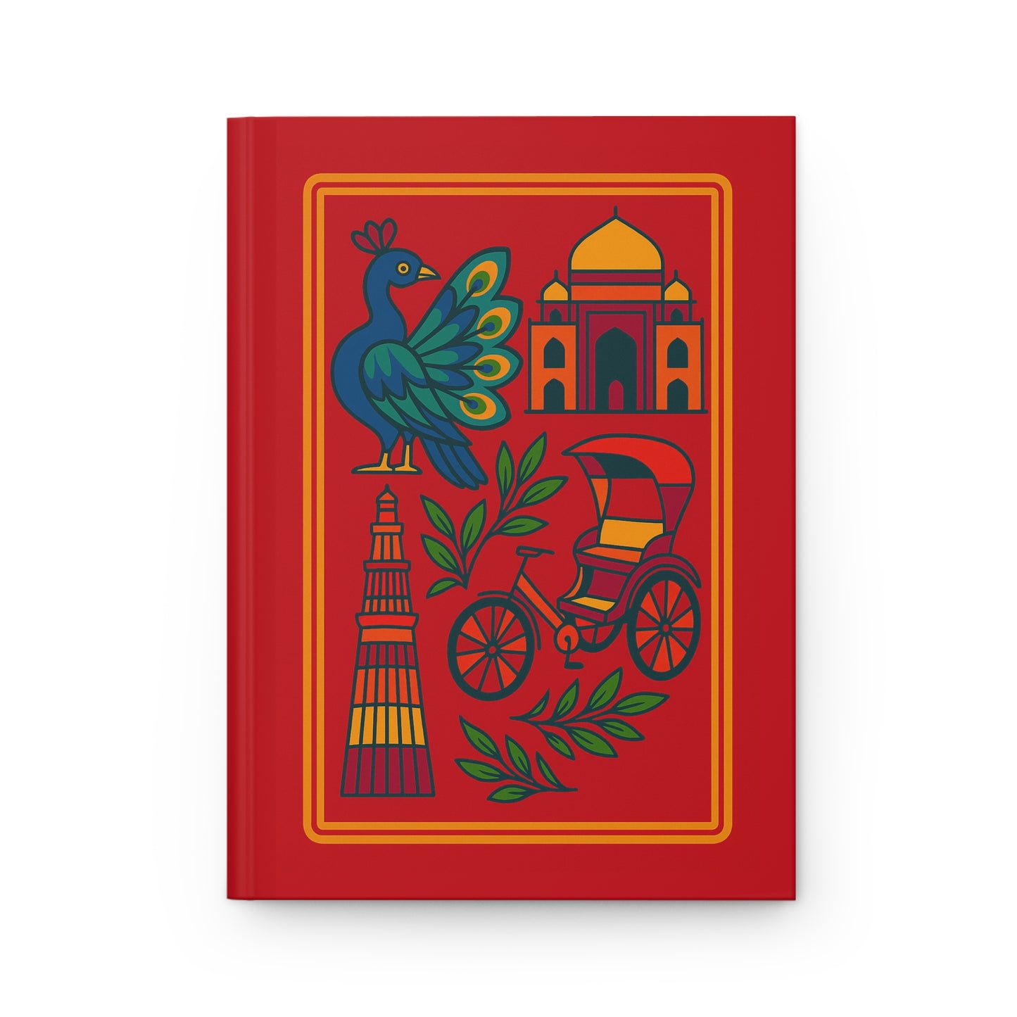 Jashn Hardcover Journal - Red