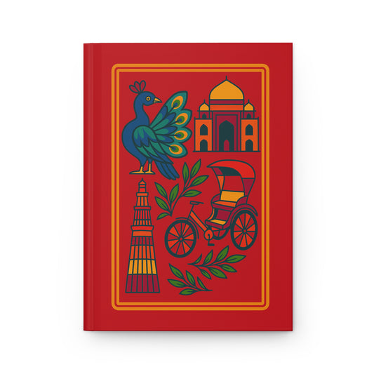 Jashn Hardcover Journal - Red